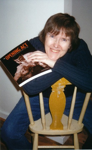 Photo of Susan on the day the book came out